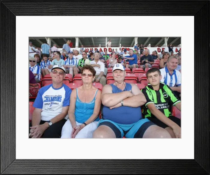 Framed Print : Electric Atmosphere: Brighton and Hove Albion Away Crowds in Portugal Pre-season 2011-12 Framed Print : Electric Atmosphere: Brighton and Hove Albion Away Crowds in Portugal Pre-season 2011-12
