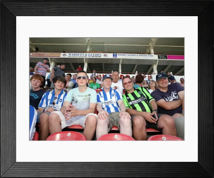 Framed Print : Brighton and Hove Albion FC: Electric Atmosphere of Away Crowds - Portugal Pre-season 2011-12 Framed Print : Brighton and Hove Albion FC: Electric Atmosphere of Away Crowds - Portugal Pre-season 2011-12
