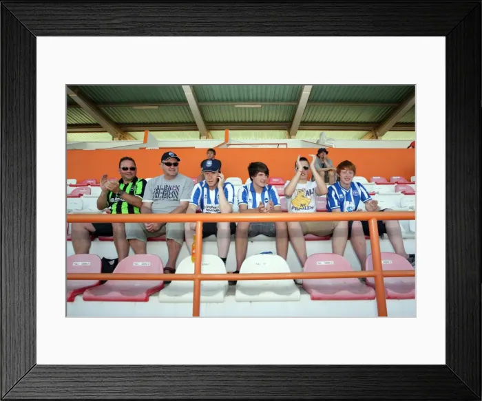Framed Print : Brighton and Hove Albion FC: Electric Away Days Crowds in Portugal Pre-season 2011-12