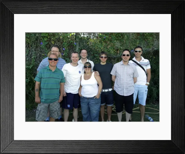 Framed Print : Brighton and Hove Albion FC: Electric Atmosphere of Away Crowds - Portugal Pre-season 2011-12