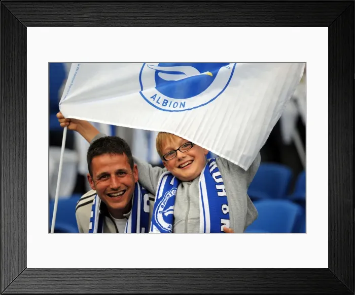 Framed Print : Brighton & Hove Albion FC: 2011-12 Home Matches - Spurs and Doncaster Framed Print : Brighton & Hove Albion FC: 2011-12 Home Matches - Spurs and Doncaster