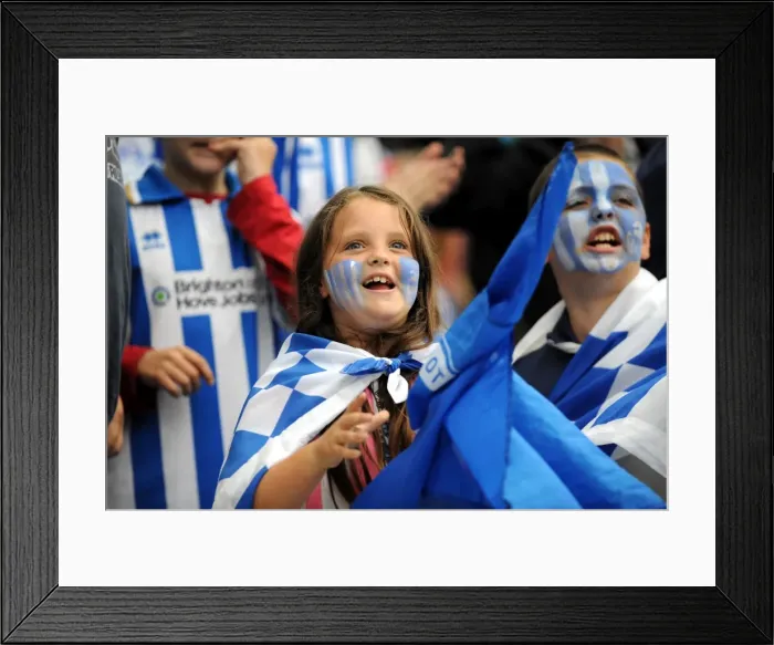 Framed Print : Brighton & Hove Albion FC: 2011-12 Home Matches - Spurs and Doncaster Framed Print : Brighton & Hove Albion FC: 2011-12 Home Matches - Spurs and Doncaster