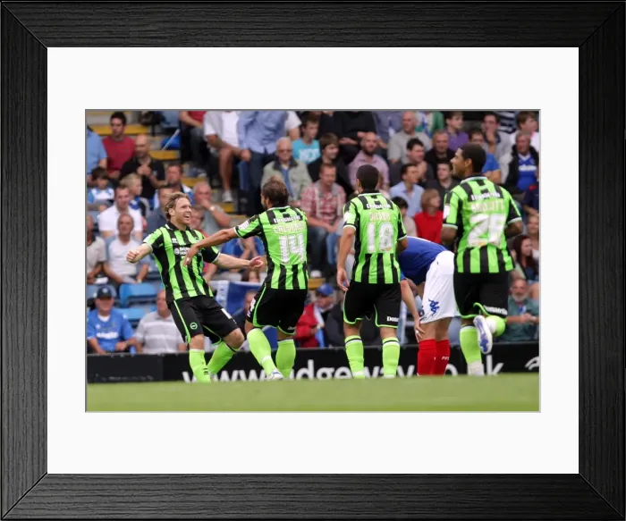 Framed Print : Brighton & Hove Albion vs. Portsmouth (Away), 13-8-2011 Framed Print : Brighton & Hove Albion vs. Portsmouth (Away), 13-8-2011