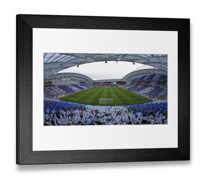 Framed Print : The opening of the American Express Community Stadium