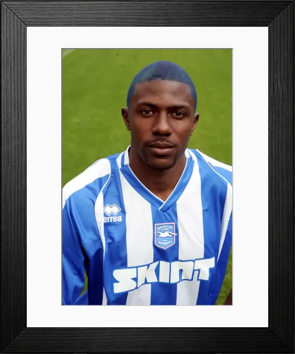 Framed Print : Baz Savage: Brighton & Hove Albion FC Star Player 2007-08 Framed Print : Baz Savage: Brighton & Hove Albion FC Star Player 2007-08