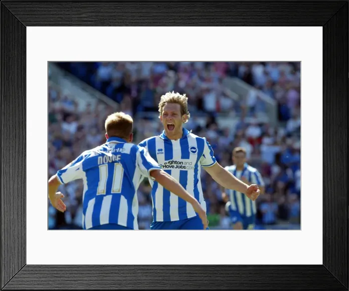 Framed Print : Brighton & Hove Albion 2011-12: Home Game vs. Blackpool Framed Print : Brighton & Hove Albion 2011-12: Home Game vs. Blackpool