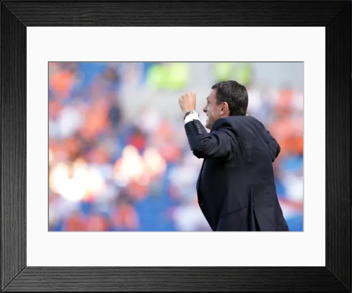 Framed Print : Brighton & Hove Albion vs. Blackpool: 2011-12 Home Game Framed Print : Brighton & Hove Albion vs. Blackpool: 2011-12 Home Game