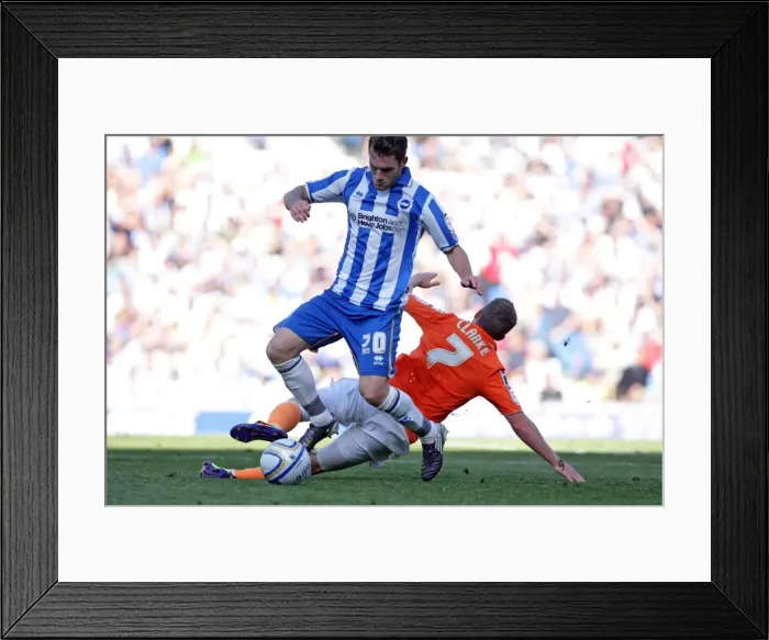 Framed Print : Brighton & Hove Albion vs. Blackpool (2011-12): A Home Game Framed Print : Brighton & Hove Albion vs. Blackpool (2011-12): A Home Game