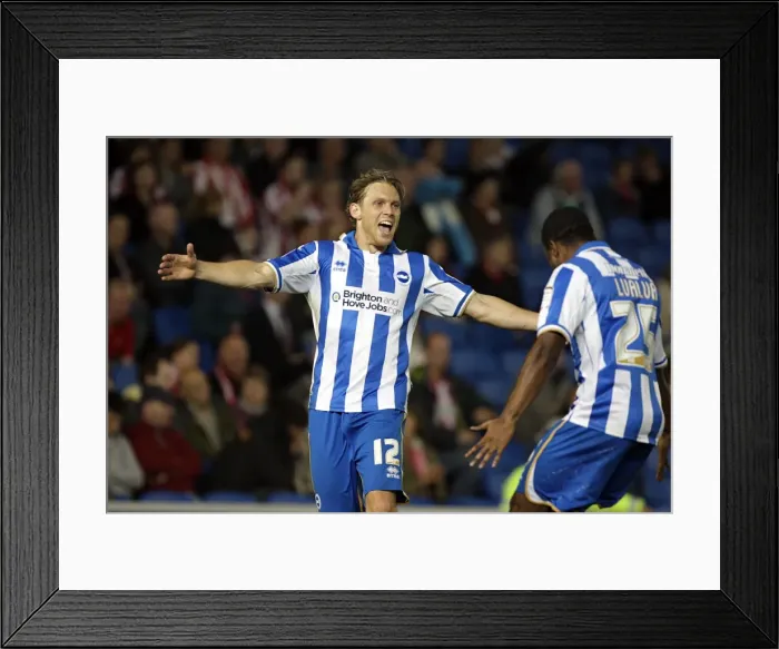 Framed Print : Brighton & Hove Albion vs. Sunderland (2011-12 Season) - A Past Home Game Framed Print : Brighton & Hove Albion vs. Sunderland (2011-12 Season) - A Past Home Game
