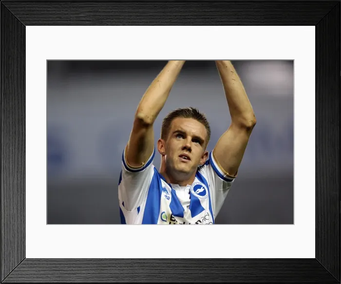 Framed Print : Brighton & Hove Albion: Craig Noone, Star Player in Action