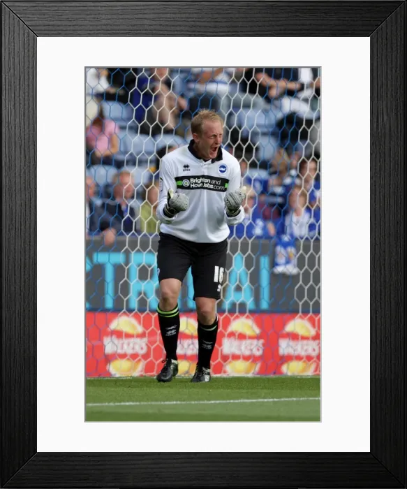 Framed Print : Casper Ankergren: Brighton and Hove Albion's Fierce Protector Framed Print : Casper Ankergren: Brighton and Hove Albion's Fierce Protector