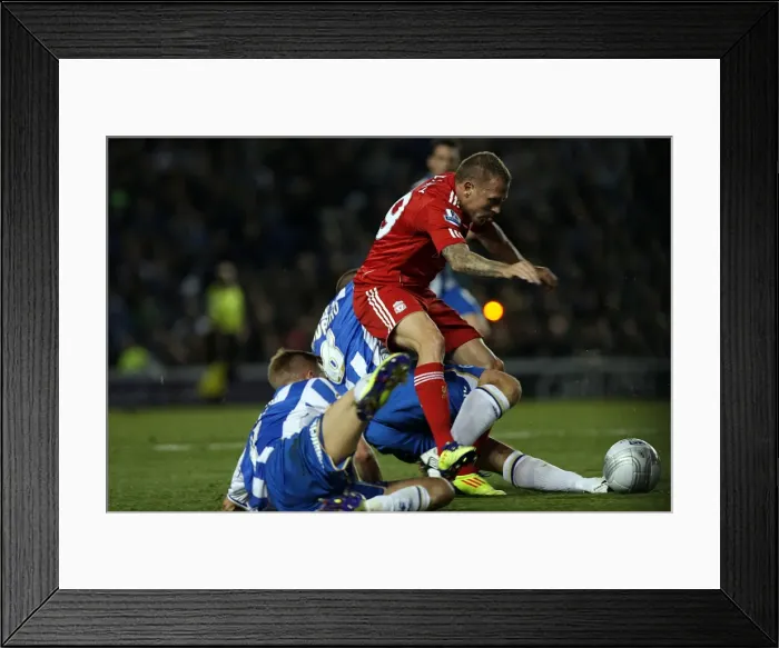 Framed Print : Brighton & Hove Albion vs. Liverpool (2011-12 Season: Home Game)