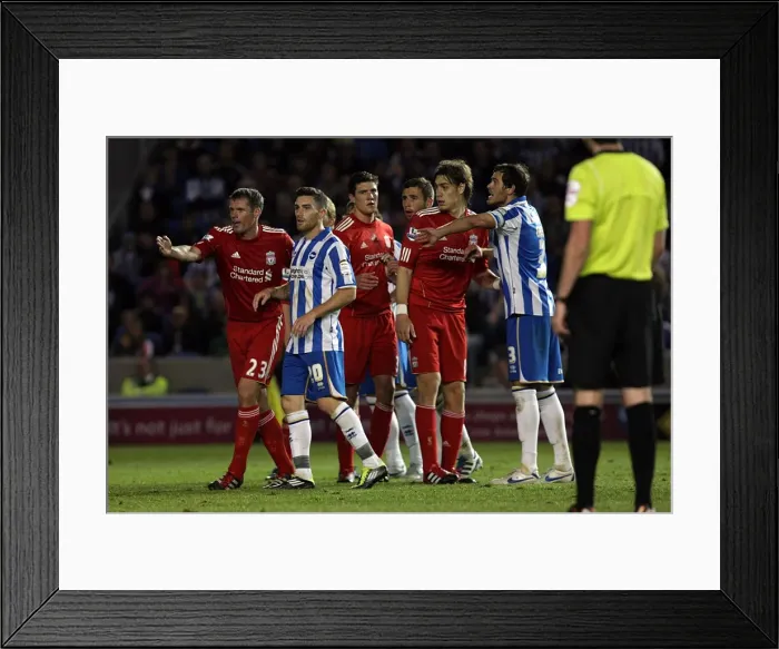 Framed Print : Brighton & Hove Albion vs. Liverpool - September 21, 2011 Framed Print : Brighton & Hove Albion vs. Liverpool - September 21, 2011