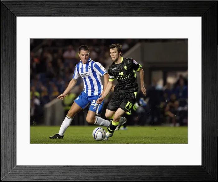 Framed Print : A Glimpse into Past Glories: Brighton & Hove Albion vs. Leeds United (2011-12 Season) - Home Game Framed Print : A Glimpse into Past Glories: Brighton & Hove Albion vs. Leeds United (2011-12 Season) - Home Game