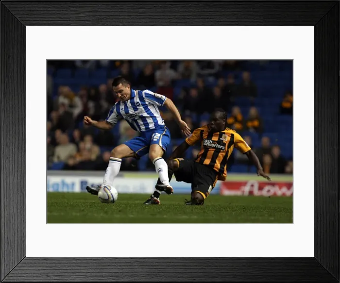 Framed Print : Brighton & Hove Albion vs. Hull City (15-10-2011): A Past Season Home Game Framed Print : Brighton & Hove Albion vs. Hull City (15-10-2011): A Past Season Home Game