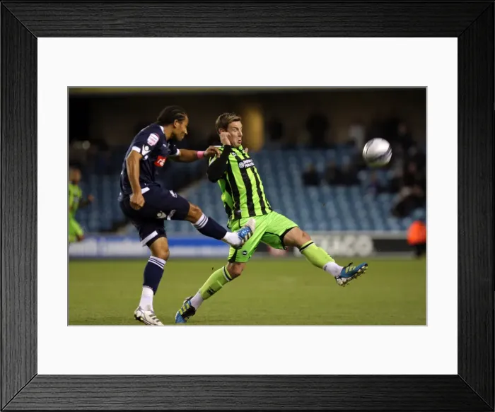Framed Print : Brighton & Hove Albion at Millwall (2011-12 Season): Away Game on October 18, 2011 Framed Print : Brighton & Hove Albion at Millwall (2011-12 Season): Away Game on October 18, 2011