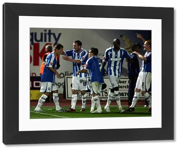 Albion players celebrate