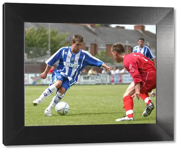 Dean Cox in action v Worthing