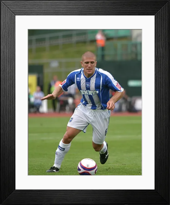 Framed Print : Adam El-Abd in Action: Brighton & Hove Albion FC, 2007 / 08 Season