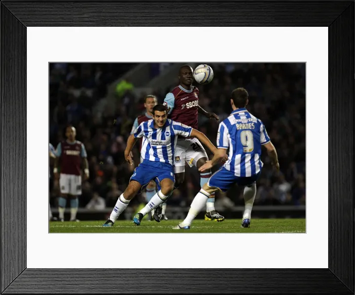 Framed Print : Brighton & Hove Albion vs. West Ham United (2011-12 Home Game) Framed Print : Brighton & Hove Albion vs. West Ham United (2011-12 Home Game)