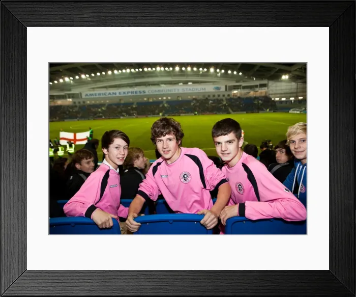 Framed Print : Brighton & Hove Albion FC: The Electric Atmosphere of Amex Stadium (2011-12) - Crowd Shots Framed Print : Brighton & Hove Albion FC: The Electric Atmosphere of Amex Stadium (2011-12) - Crowd Shots