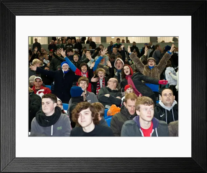 Framed Print : Electric Atmosphere: Brighton & Hove Albion FC Crowd Shots (2011-12) at The Amex Framed Print : Electric Atmosphere: Brighton & Hove Albion FC Crowd Shots (2011-12) at The Amex