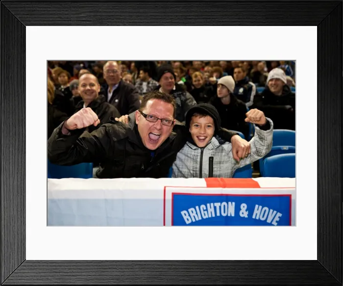 Framed Print : Electric Atmosphere at The Amex: Brighton & Hove Albion FC Crowd Shots (2011-12) Framed Print : Electric Atmosphere at The Amex: Brighton & Hove Albion FC Crowd Shots (2011-12)