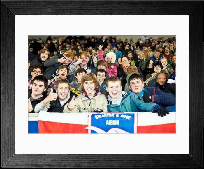 Framed Print : Electric Atmosphere: Crowd Shots at Brighton & Hove Albion's Amex Stadium (2011-12) Framed Print : Electric Atmosphere: Crowd Shots at Brighton & Hove Albion's Amex Stadium (2011-12)