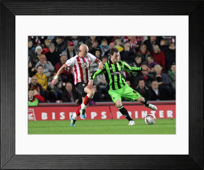 Framed Print : Brighton & Hove Albion vs Southampton (Away), 21-11-2011 Framed Print : Brighton & Hove Albion vs Southampton (Away), 21-11-2011