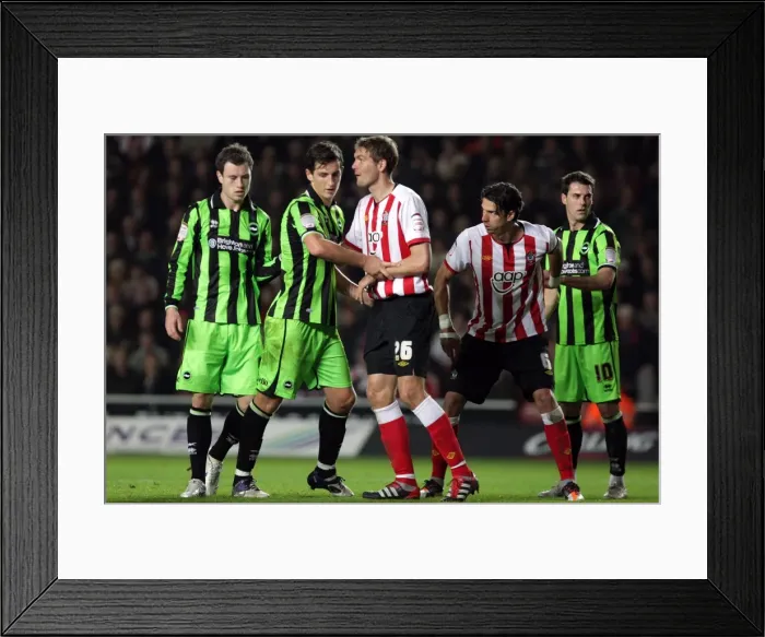 Framed Print : Brighton & Hove Albion vs. Southampton: 2011-12 Away Game Framed Print : Brighton & Hove Albion vs. Southampton: 2011-12 Away Game