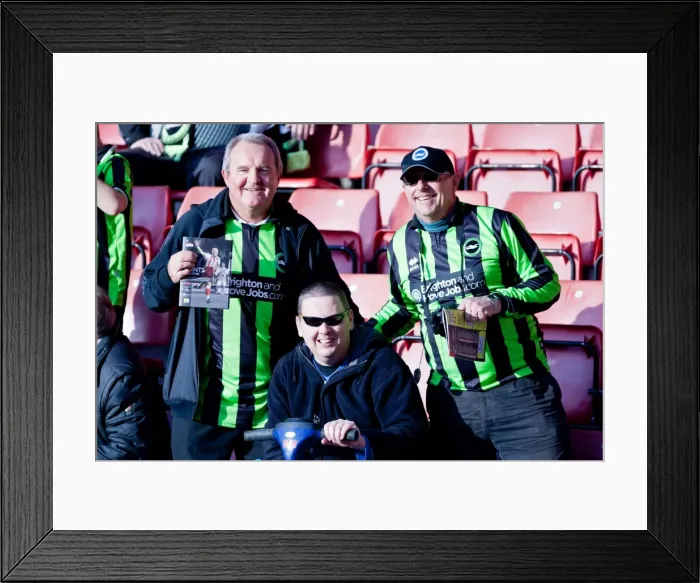 Framed Print : A Sea of Supporters: Brighton and Hove Albion Away Games 2011-2012 Framed Print : A Sea of Supporters: Brighton and Hove Albion Away Games 2011-2012