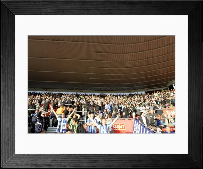 Framed Print : Sea of Supporters: Brighton and Hove Albion Away Games 2011-12 Framed Print : Sea of Supporters: Brighton and Hove Albion Away Games 2011-12