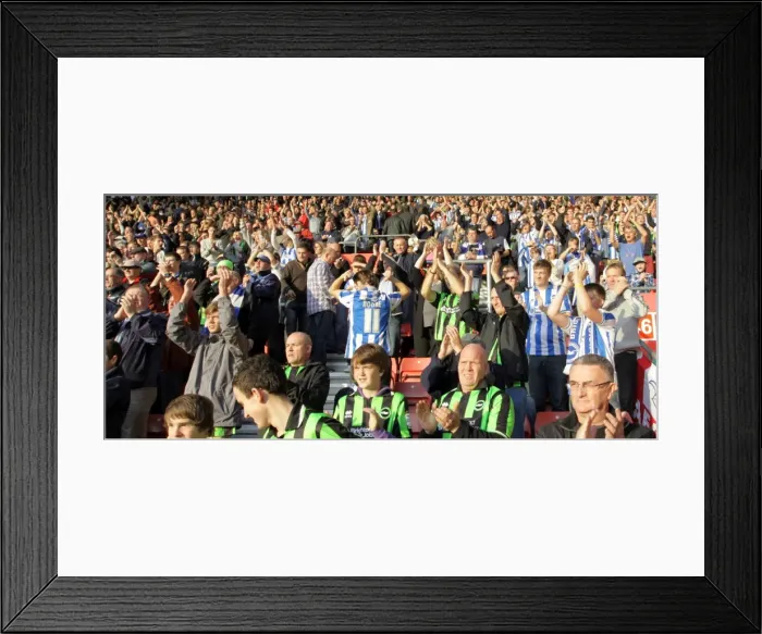 Framed Print : Brighton and Hove Albion FC: Unforgettable Away Day Crowd Moments 2011-12 Framed Print : Brighton and Hove Albion FC: Unforgettable Away Day Crowd Moments 2011-12