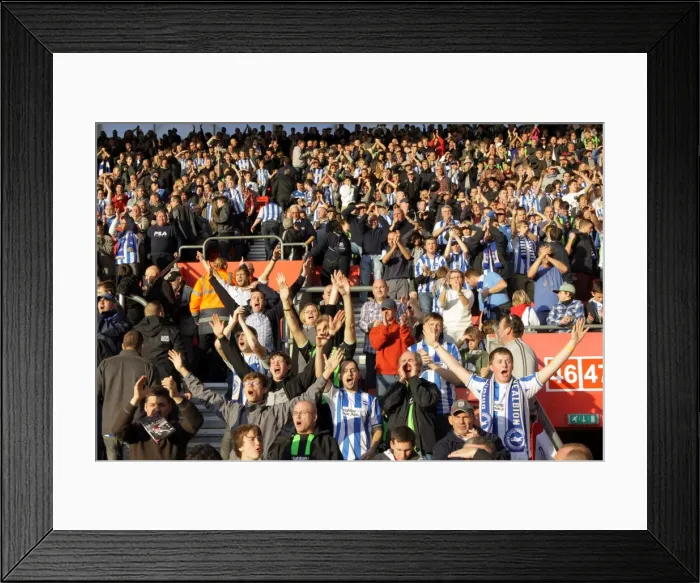 Framed Print : Sea of Supporters: Brighton & Hove Albion Away Games 2011-2012 Framed Print : Sea of Supporters: Brighton & Hove Albion Away Games 2011-2012