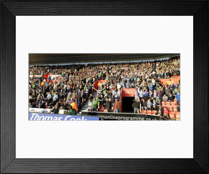 Framed Print : Brighton and Hove Albion FC: Away Days 2011-12 - Fans on the Seafront in Action Framed Print : Brighton and Hove Albion FC: Away Days 2011-12 - Fans on the Seafront in Action