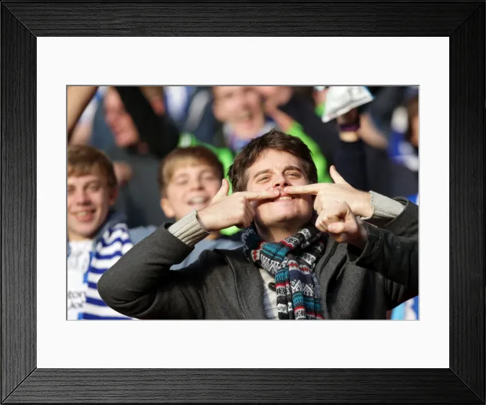 Framed Print : Sea of Supporters: Brighton and Hove Albion Away Games 2011-12 Framed Print : Sea of Supporters: Brighton and Hove Albion Away Games 2011-12