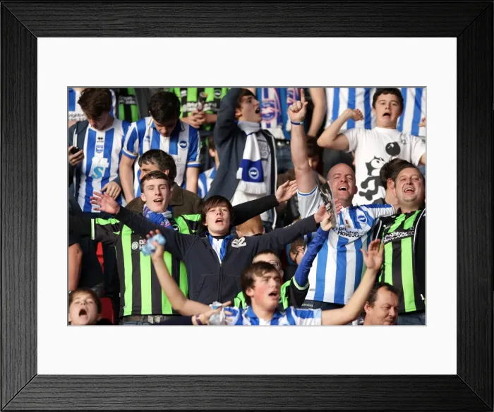 Framed Print : Brighton & Hove Albion Away Days 2011-12: A Sea of Supporters Framed Print : Brighton & Hove Albion Away Days 2011-12: A Sea of Supporters