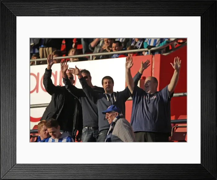 Framed Print : Brighton and Hove Albion FC: Unforgettable Away Days 2011-12 - Electric Fan Crowd Moments