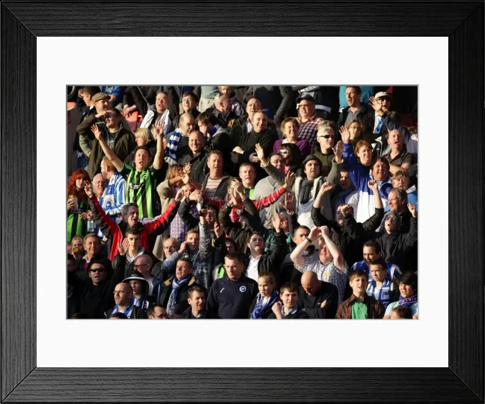 Framed Print : Brighton & Hove Albion Away Days 2011-12: A Sea of Supporters Framed Print : Brighton & Hove Albion Away Days 2011-12: A Sea of Supporters