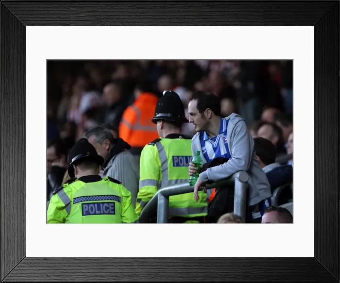 Framed Print : Sea of Supporters: Brighton and Hove Albion Away Games 2011-12