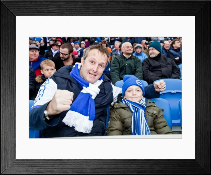 Framed Print : Electric Atmosphere at The Amex: Brighton & Hove Albion FC Crowd Shots (2011-12) Framed Print : Electric Atmosphere at The Amex: Brighton & Hove Albion FC Crowd Shots (2011-12)