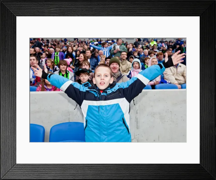 Framed Print : Electric Atmosphere at The Amex: Brighton & Hove Albion FC Crowd Shots (2011-12) Framed Print : Electric Atmosphere at The Amex: Brighton & Hove Albion FC Crowd Shots (2011-12)