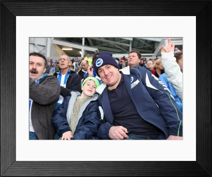 Framed Print : Electric Atmosphere at The Amex: Brighton & Hove Albion FC Crowd Shots (2011-12) Framed Print : Electric Atmosphere at The Amex: Brighton & Hove Albion FC Crowd Shots (2011-12)