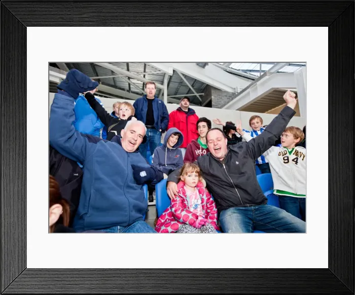 Framed Print : Brighton & Hove Albion FC: Electric Atmosphere at The Amex - Unforgettable Crowd Moments (2011-2012) Framed Print : Brighton & Hove Albion FC: Electric Atmosphere at The Amex - Unforgettable Crowd Moments (2011-2012)