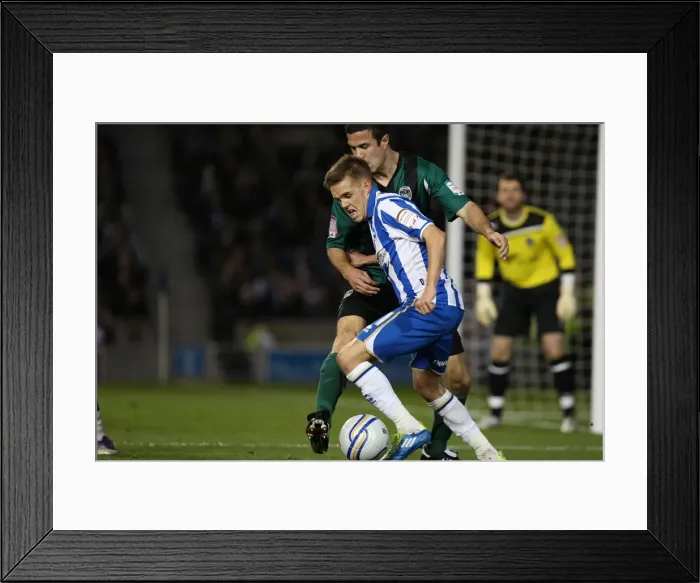 Framed Print : A Nostalgic Look Back: Brighton & Hove Albion vs Coventry City (2011-12)