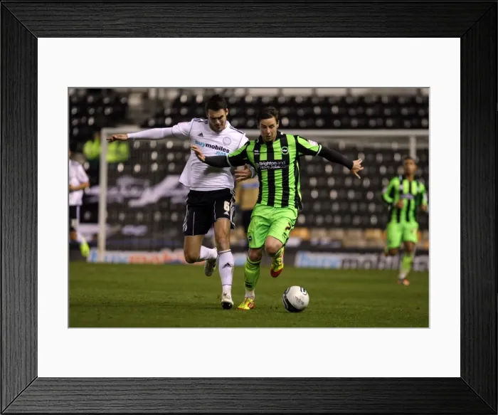 Framed Print : A Nostalgic Look Back: Brighton & Hove Albion vs. Derby County (Away) - 2011-12 Season Framed Print : A Nostalgic Look Back: Brighton & Hove Albion vs. Derby County (Away) - 2011-12 Season