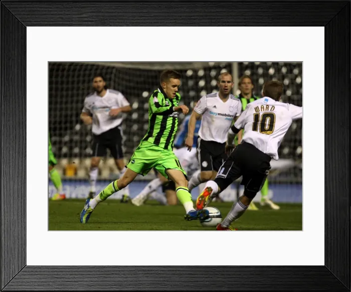 Framed Print : Derby County vs. Brighton & Hove Albion: November 2011 Away Game Framed Print : Derby County vs. Brighton & Hove Albion: November 2011 Away Game