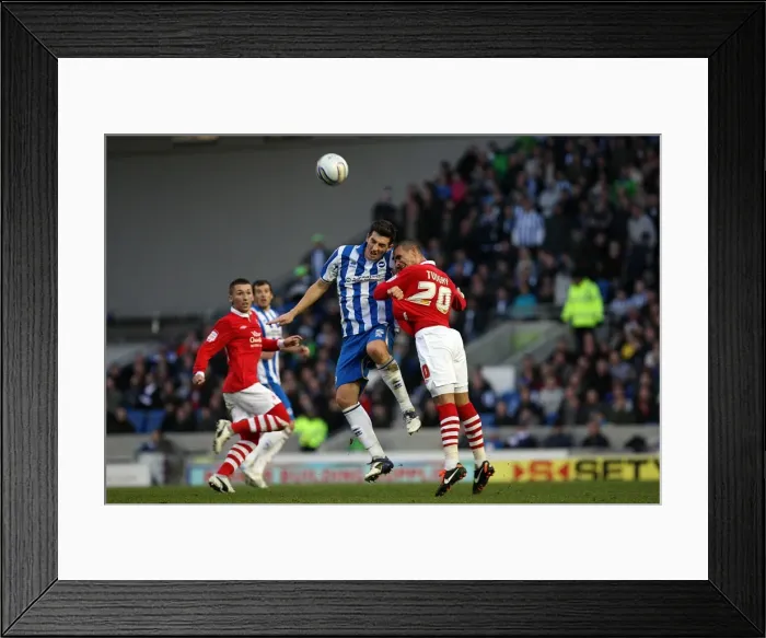 Framed Print : Brighton & Hove Albion: A Nostalgic Look Back - 2011-12 Home Game vs. Nottingham Forest Framed Print : Brighton & Hove Albion: A Nostalgic Look Back - 2011-12 Home Game vs. Nottingham Forest