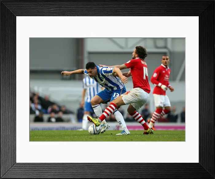 Framed Print : Brighton & Hove Albion: Nostalgic Review - 2011-12 Home Game vs. Nottingham Forest