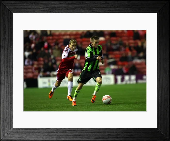 Framed Print : Middlesbrough vs. Brighton & Hove Albion: 2011-12 Season Away Game Framed Print : Middlesbrough vs. Brighton & Hove Albion: 2011-12 Season Away Game